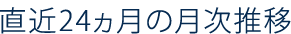 直近24ヵ月の月次推移